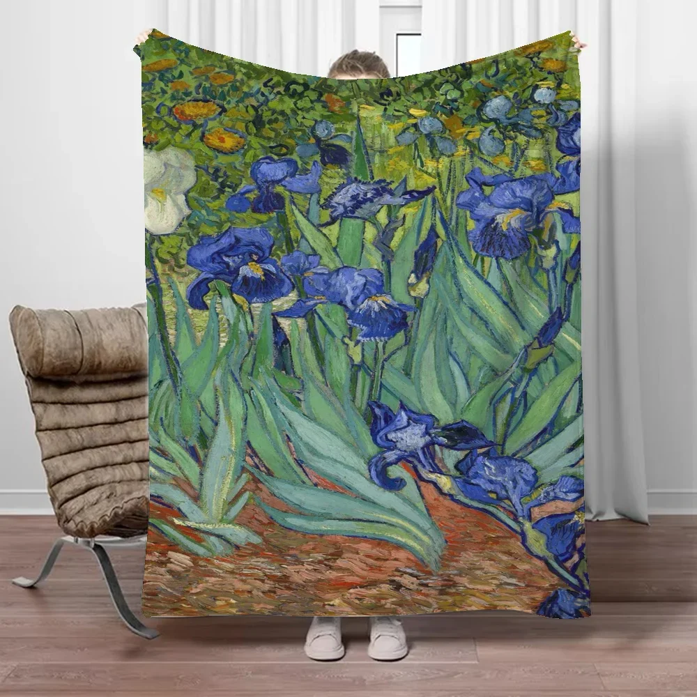 Luxury Home Textiles Usa - بطانية فان جوخ بوهو للأريكة الفاخرة