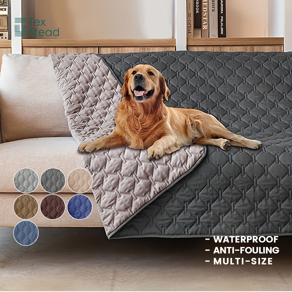 Mattress Protector Waterproof - فراش سميك قابل للعكس للحيوانات الأليفة،