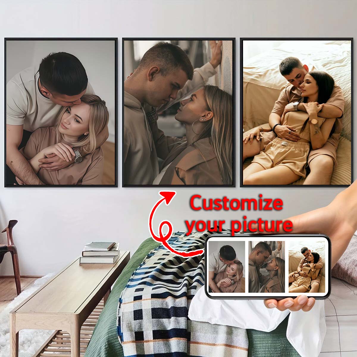 لوحة ثلاثية الأبعاد - إطار خشب - مراجعة Home Textile وسعره