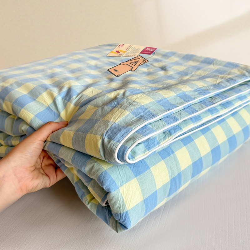 لحاف صيفي ياباني مطبوع بنقشة م - مراجعة Japanese Home Textiles وسعره