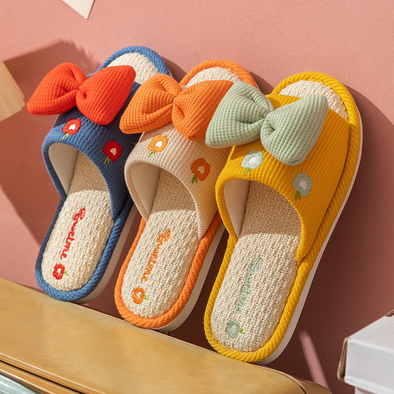 شباشب كتان مريحة للأزواج، أحذي - مراجعة Home Textile وسعره