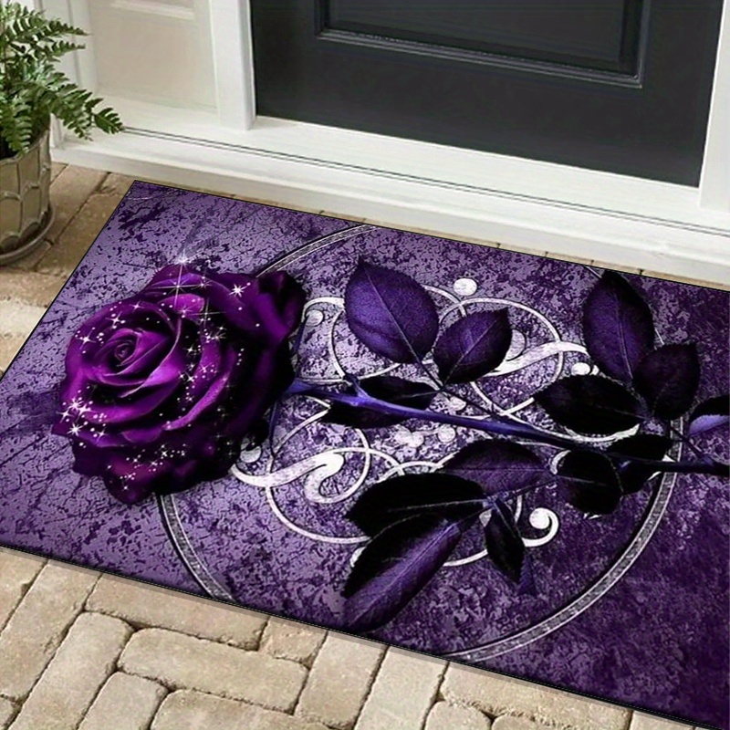 سجادة أوراق أرجوانية لديكور ال - مراجعة Luxury Home Textiles Usa وسعره